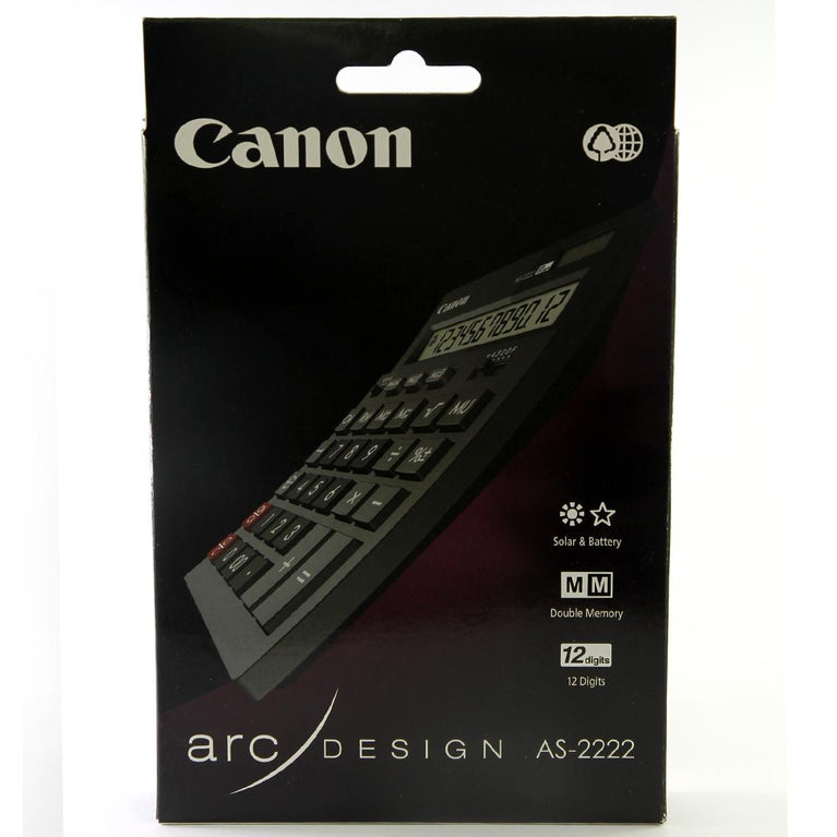 Canon AS-2222 Desktop Calculator (Black)