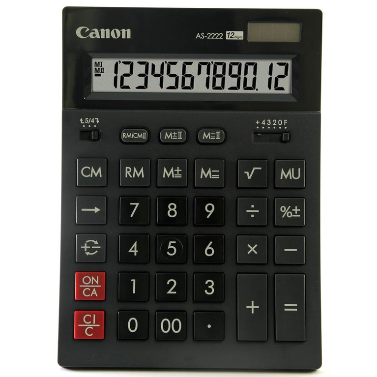 Canon AS-2222 Desktop Calculator (Black)