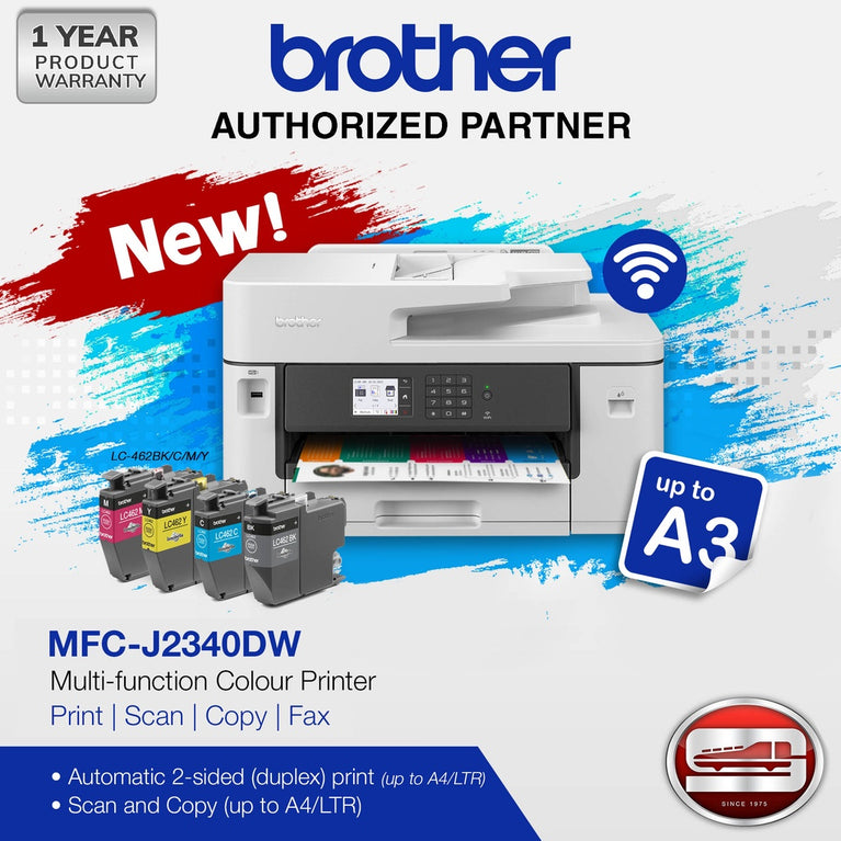 Brother MFC-J2340DW A3 size Multi-function Colour Printer