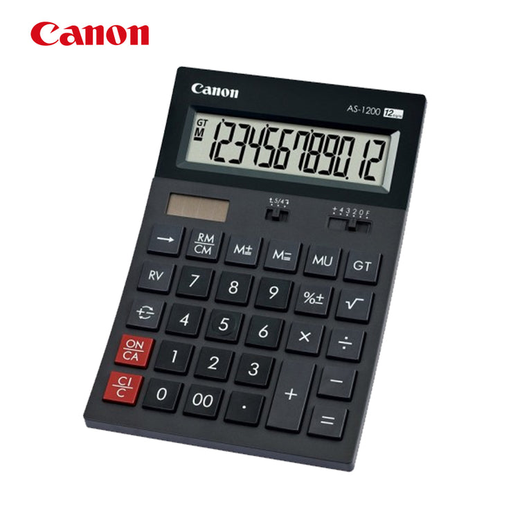 Canon AS-1200 Desktop Calculator (12-digit)