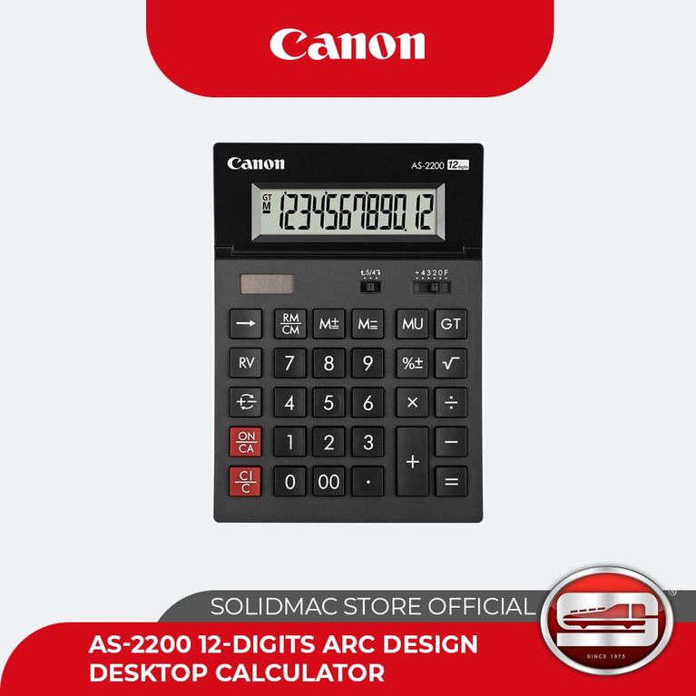 Canon AS-2200 Desktop Calculator