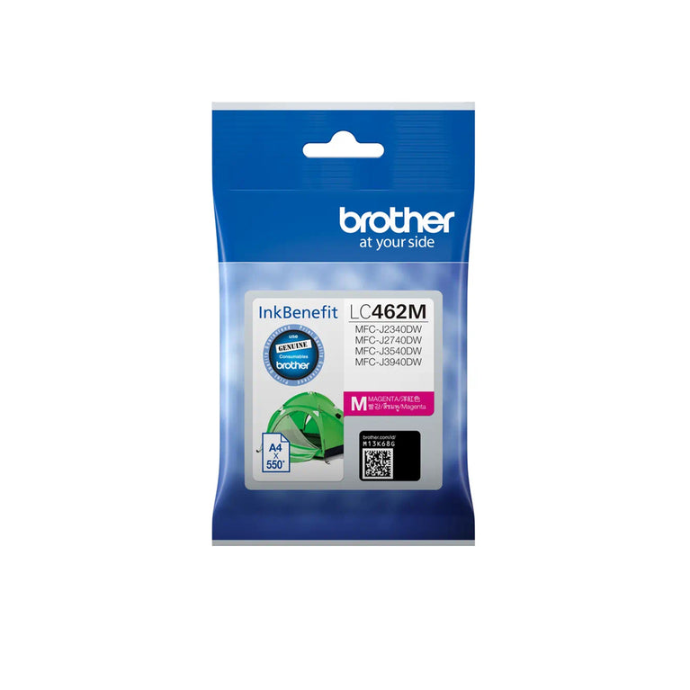 Brother LC-462M Magenta Genuine Ink Cartridge (550 page yield)