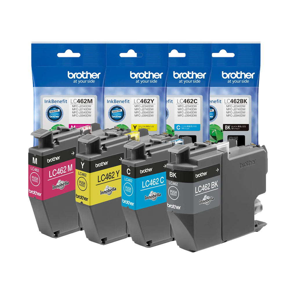 Brother LC-462 CMYK Genuine Ink Cartridge (550 pages yield)