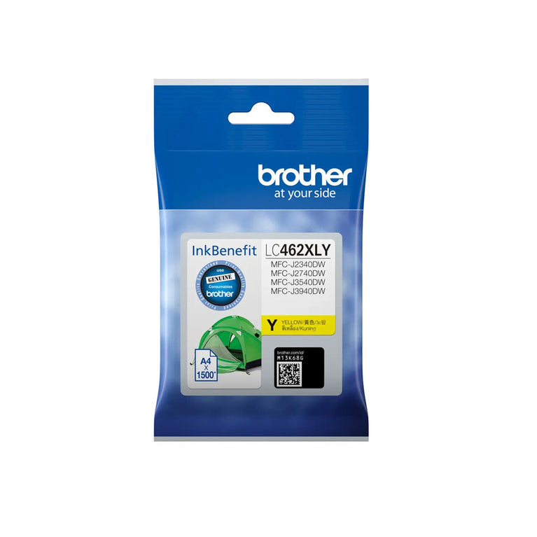 Brother LC-462XLY Yellow Genuine Ink Cartridge