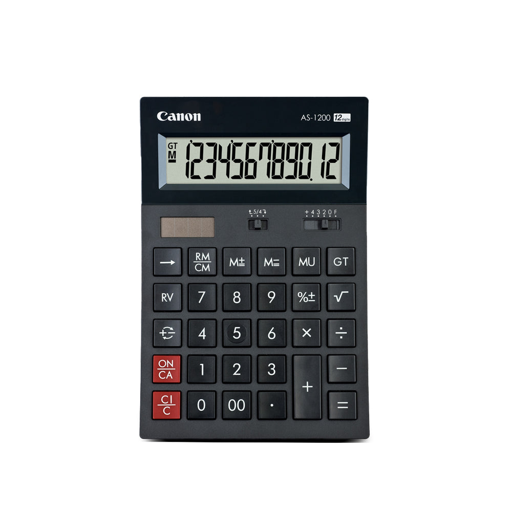 Canon AS-1200 Desktop Calculator (12-digit)