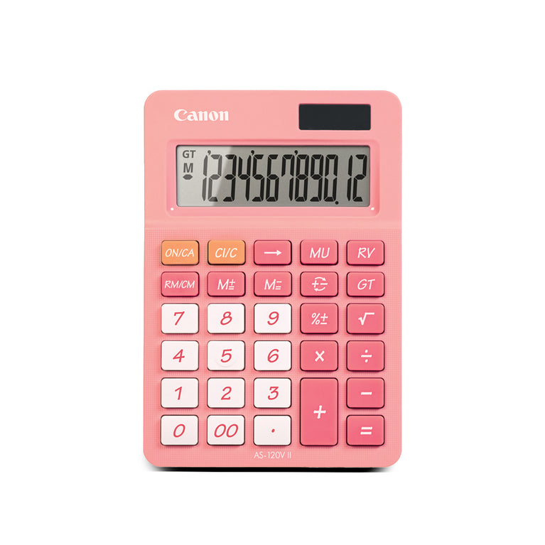 Canon AS-120V II Dual Power Desktop Calculator