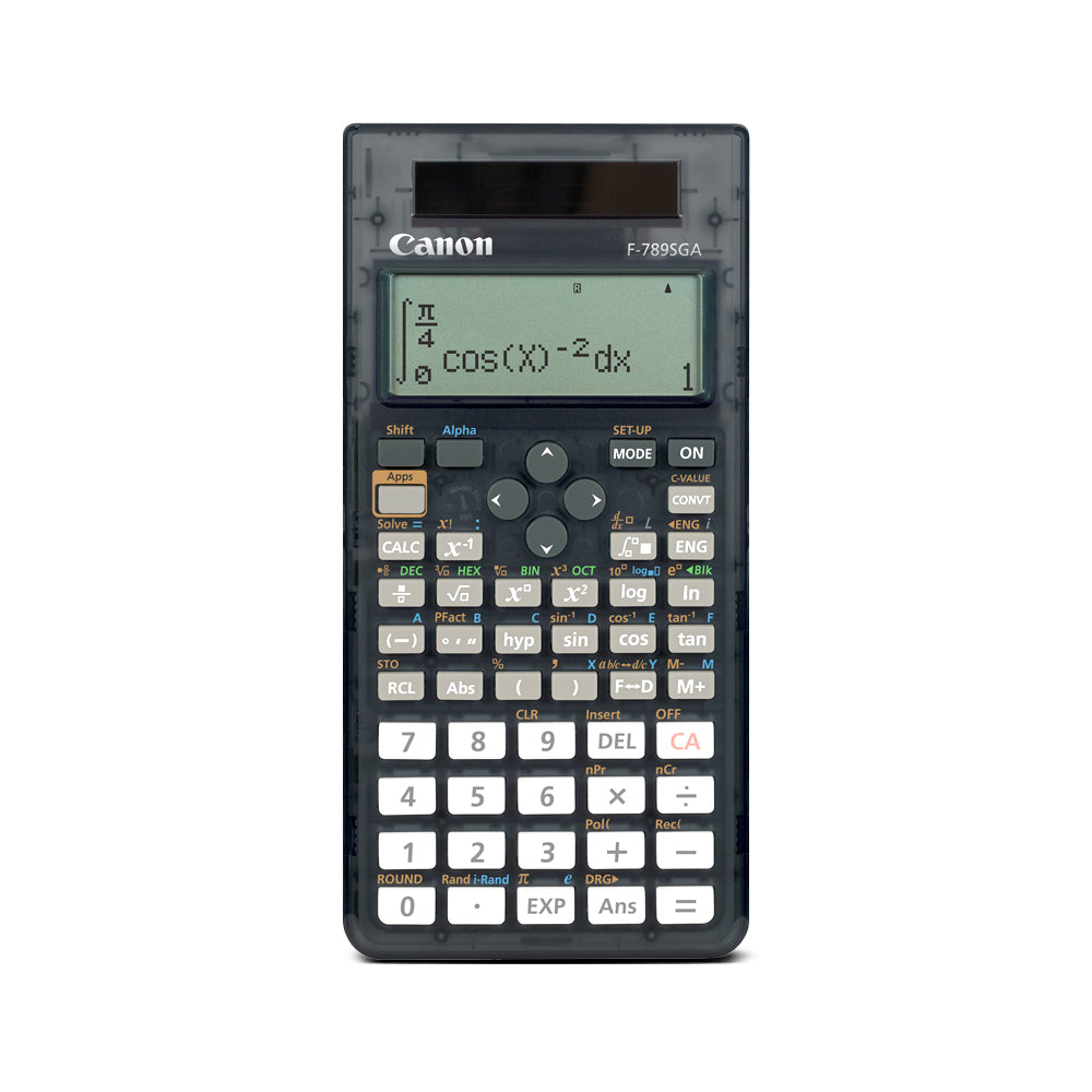 Canon F-789SGA Scientific Calculator (Transparent Casing)