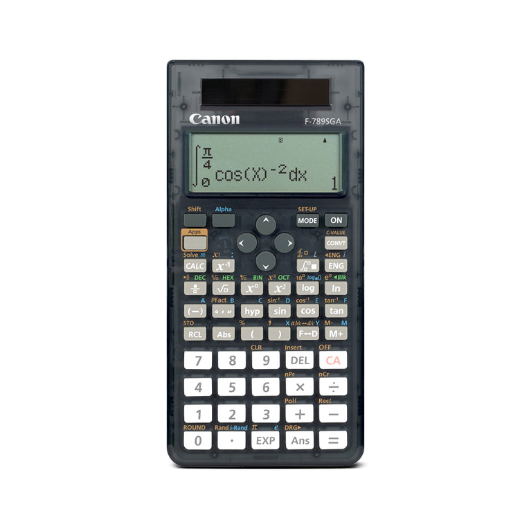 Canon F-789SGA Scientific Calculator (Transparent Casing)