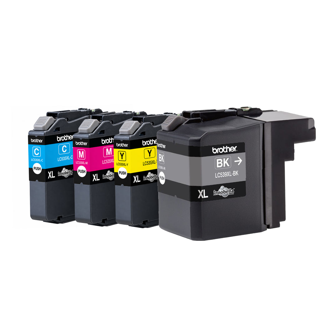 Brother LC-539BK LC-535CMY Set Genuine Brother Ink Cartridge