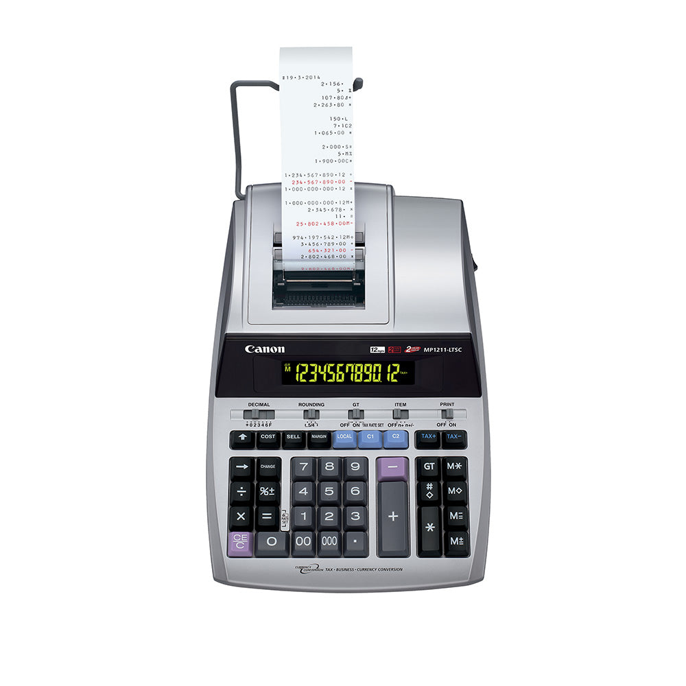 Canon MP1211-LTSC Printing Calculator Silver