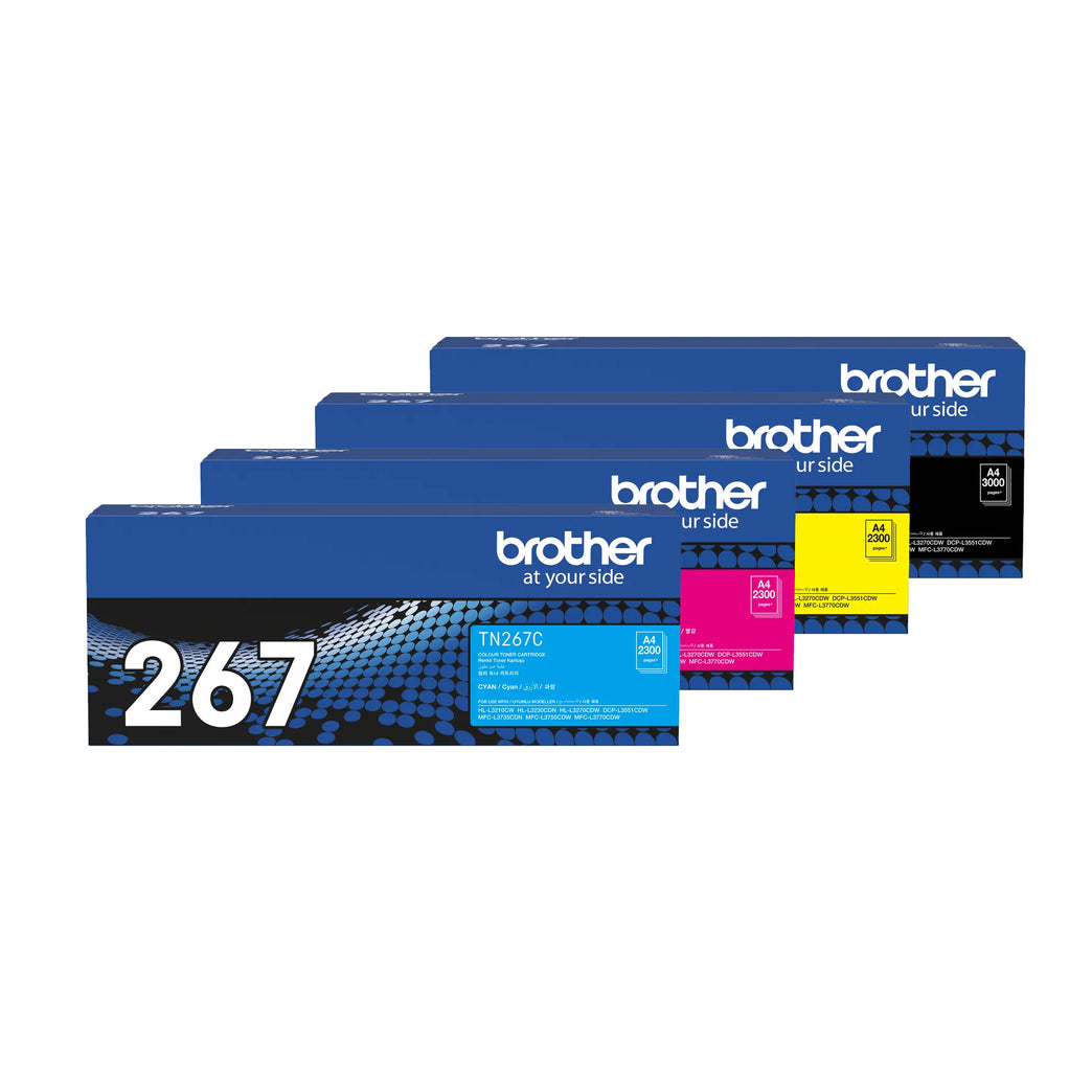 Brother TN-267 CMYK Original Colour Toner Cartridge