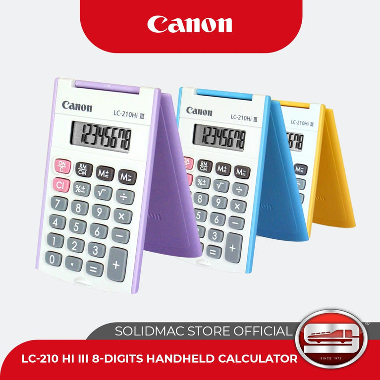 Canon LC-210 Hi lll 8-digits Handheld Calculator