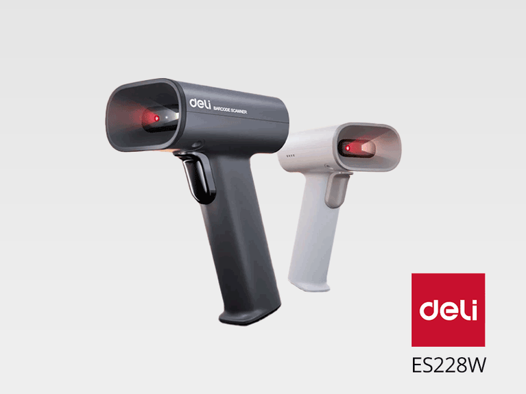 Deli ES228W Wireless Handheld barcode scanner