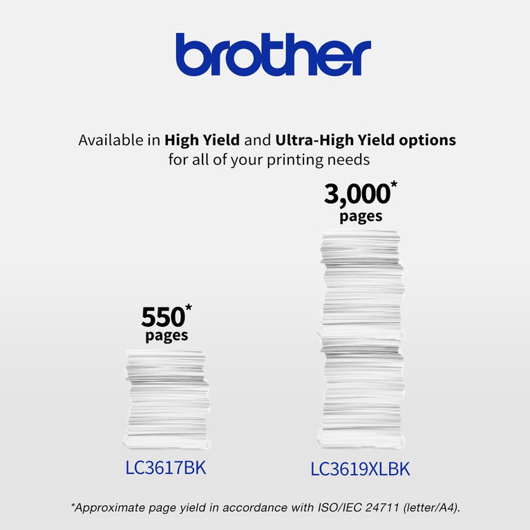 Brother Colour Inkjet Multi-Function LC3617BK (Black) ORIGINAL