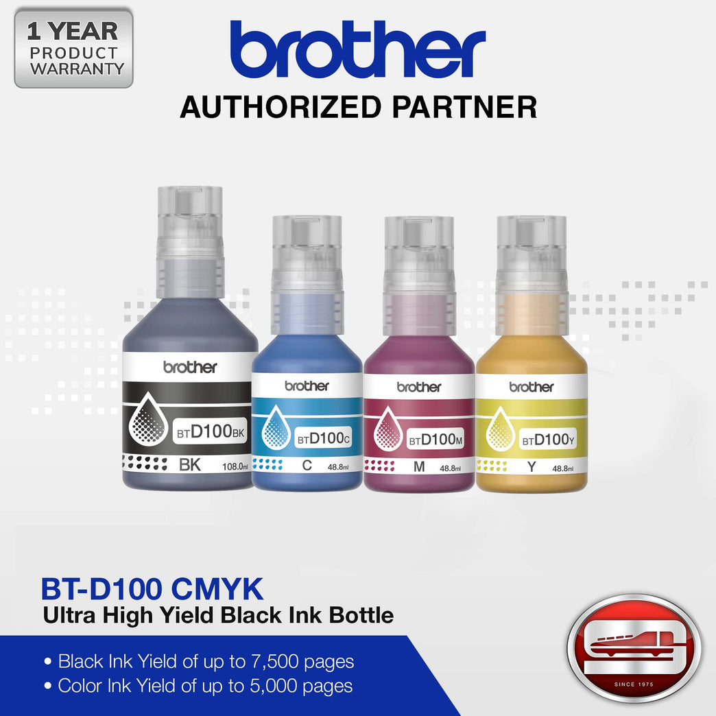 Brother BT-D100 CMYK Set
