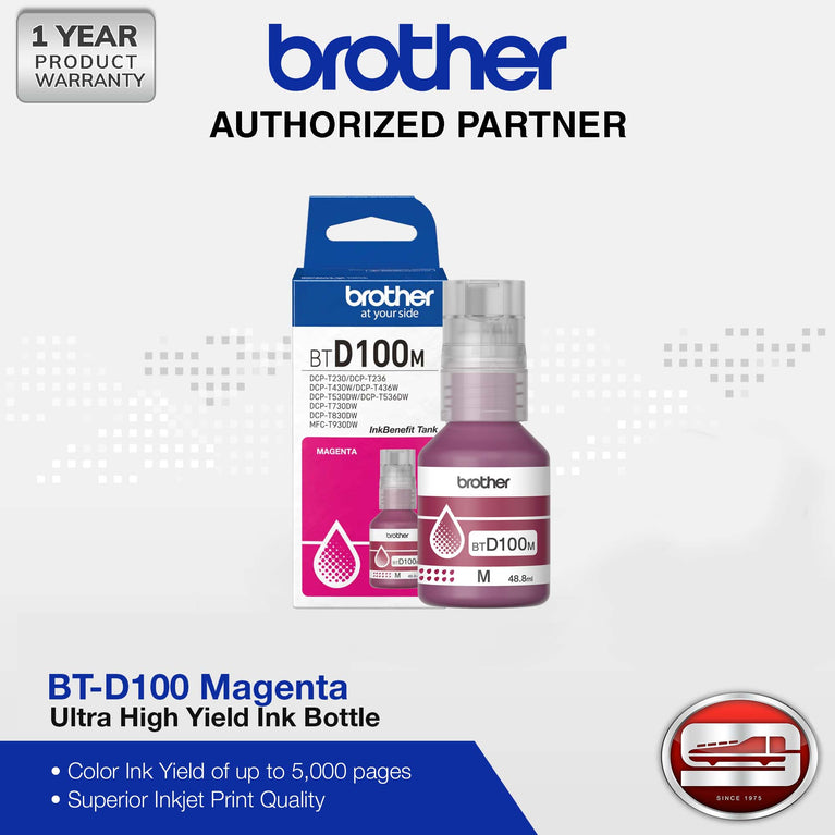 Brother BT-D100 CMYK Set