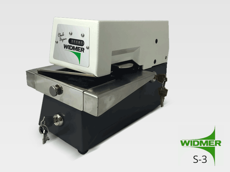 Widmer S-3 Check Signer