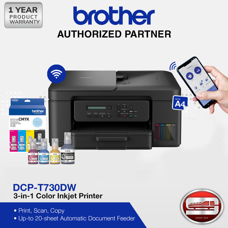 Brother DCP-T730DW Ink Tank Printer