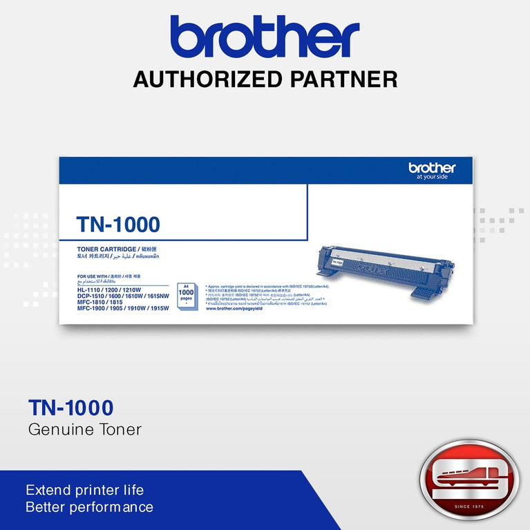 Brother TN-1000 ASA Printer Toner Cartridge ORIGINAL