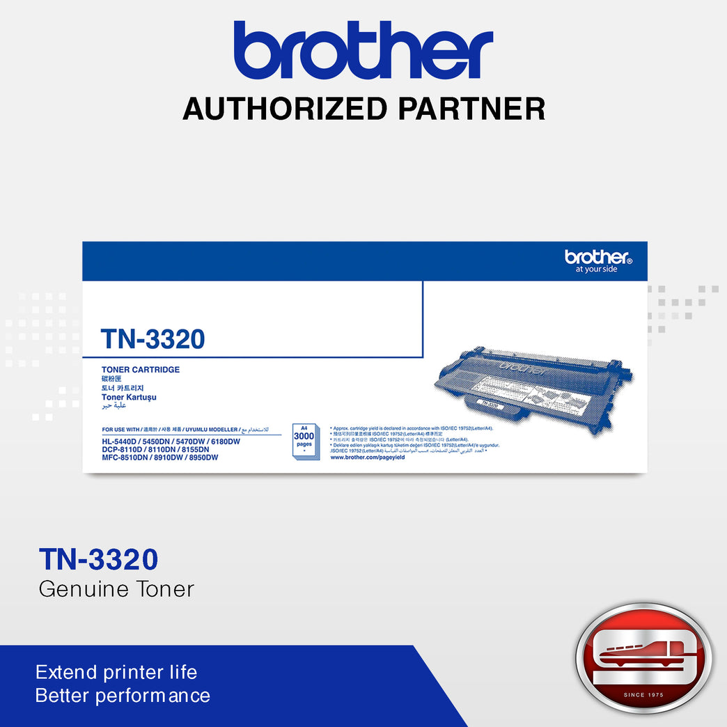Brother TN-3320 ASA Printer Toner Cartridge ORIGINAL