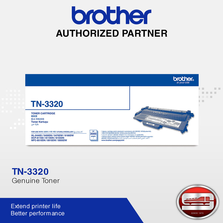 Brother TN-3320 ASA Printer Toner Cartridge ORIGINAL