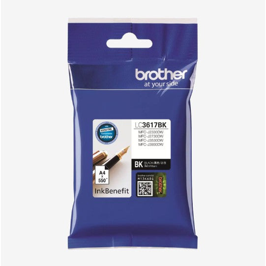 Brother Colour Inkjet Multi-Function LC3617BK (Black) ORIGINAL