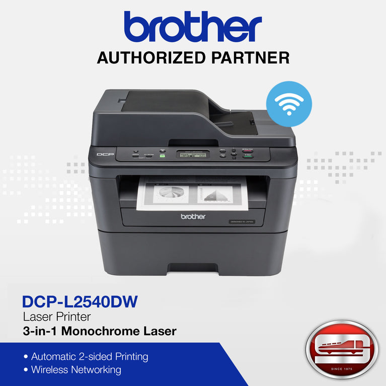 Brother DCP-L2540DW with Toner TN2380 Monochrome Laser Printer