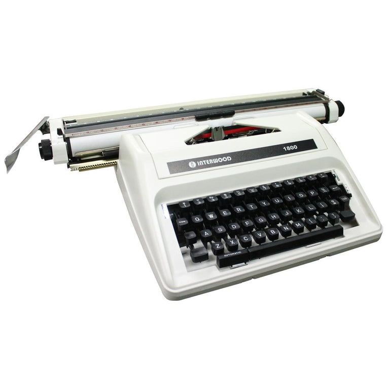 Interwood 1800 Semi Standard 18" Manual Typewriter