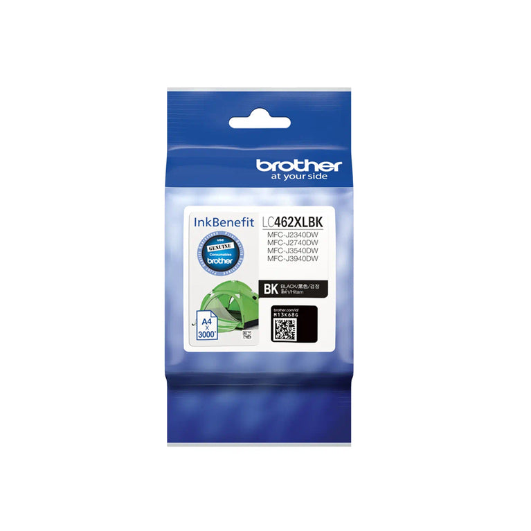 Brother LC-462XLBK Black Genuine Ink Cartridge