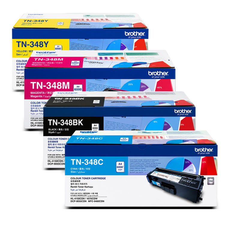 Brother Toner & Drum TN348 CMYK