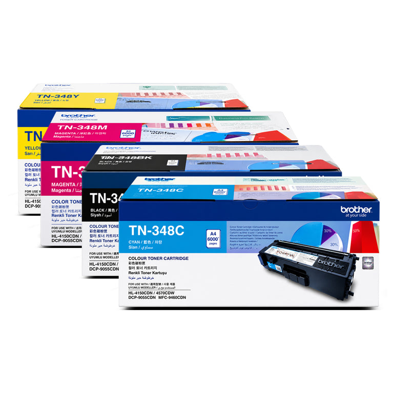 Brother Toner & Drum TN348 CMYK