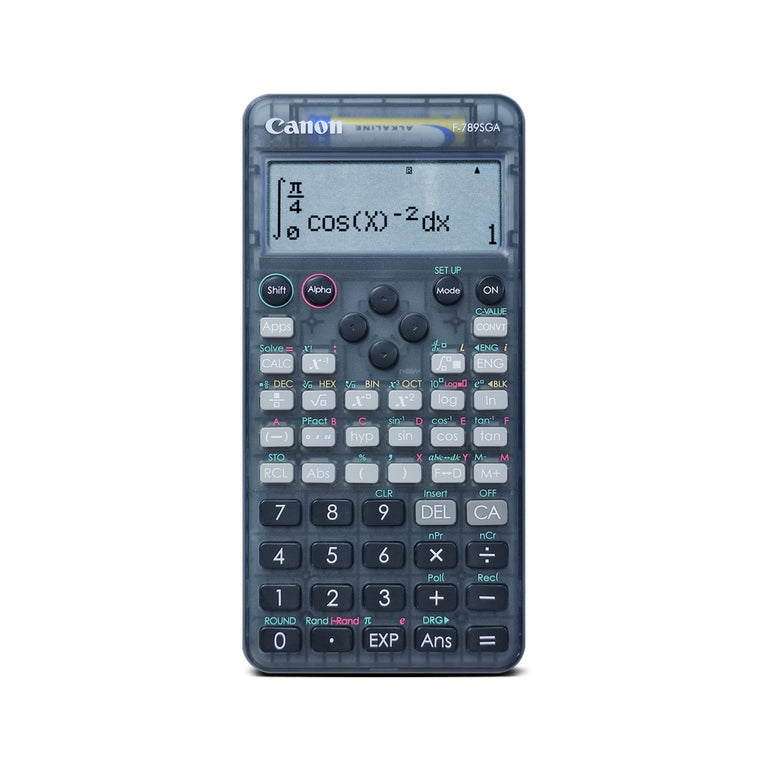 Canon F-789SGA II Scientific Calculator (Transparent Casing)