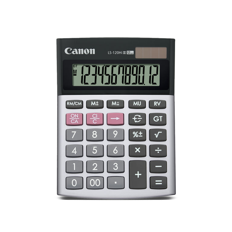 Canon LS-120Hi III Desktop Calculator (Silver)
