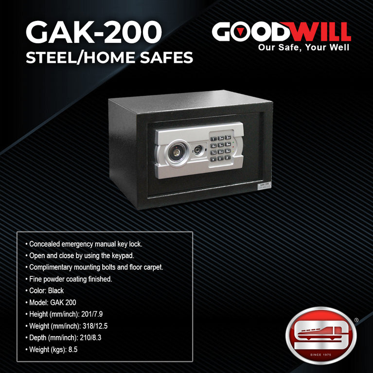 Goodwill GAK-200 Steel/Home Safes