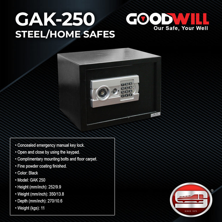 Goodwill GAK-250 Steel/Home Safes