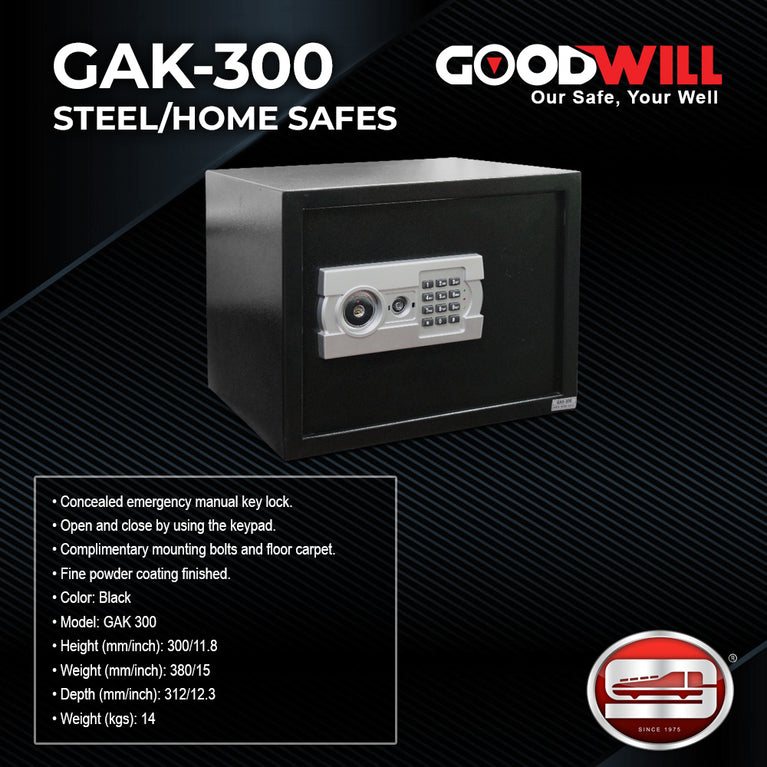 Goodwill GAK-300 Steel/Home Safes