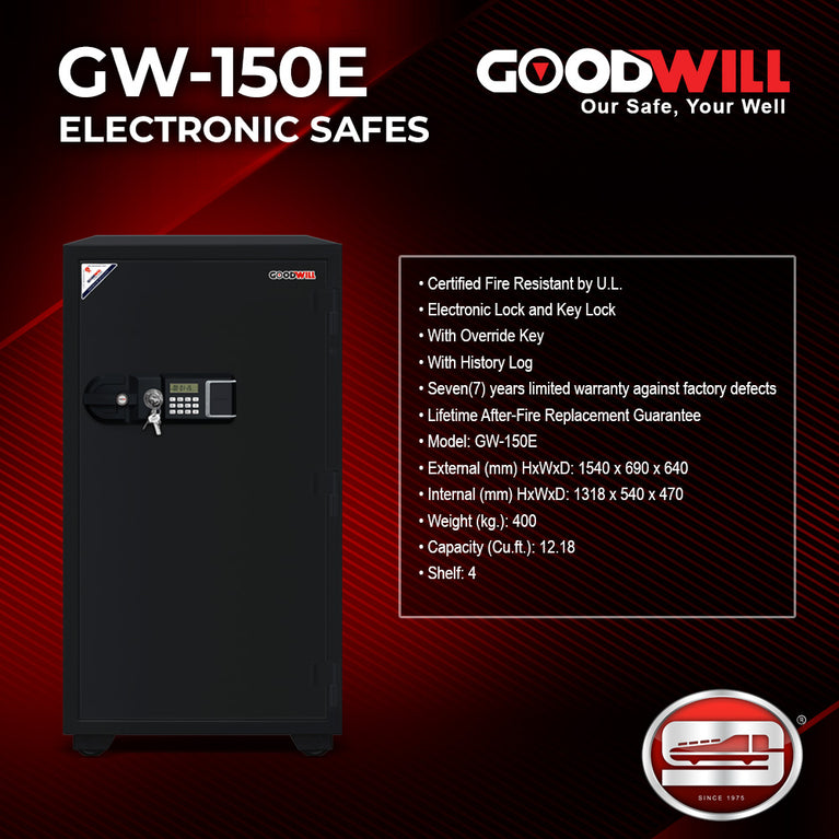 Goodwill GW-150E Electronic Lock Fire Resistance Safes