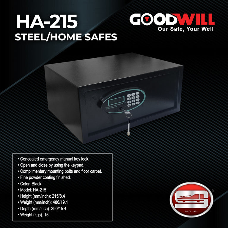 Goodwill HA-215 Steel/Home Safes