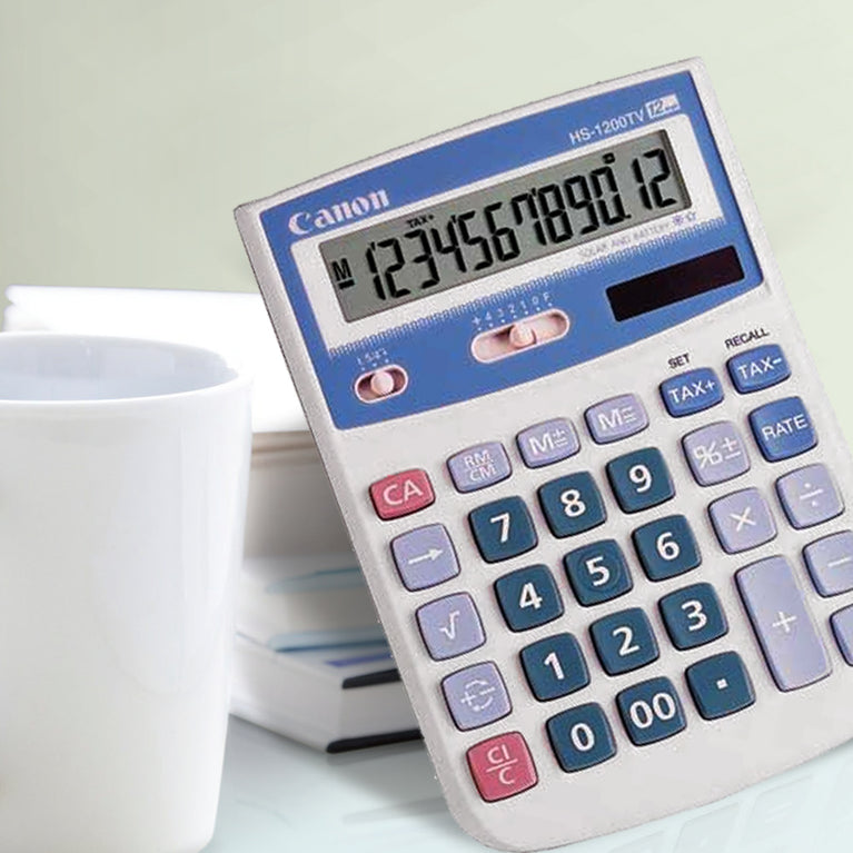 Canon HS-1200TV Desktop Calculator