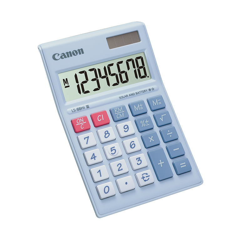 Canon LS-88Hi III Desktop Calculator (Pastel Purple)