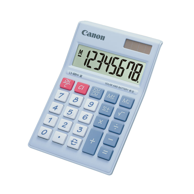 Canon LS-88Hi III Desktop Calculator (Pastel Purple)