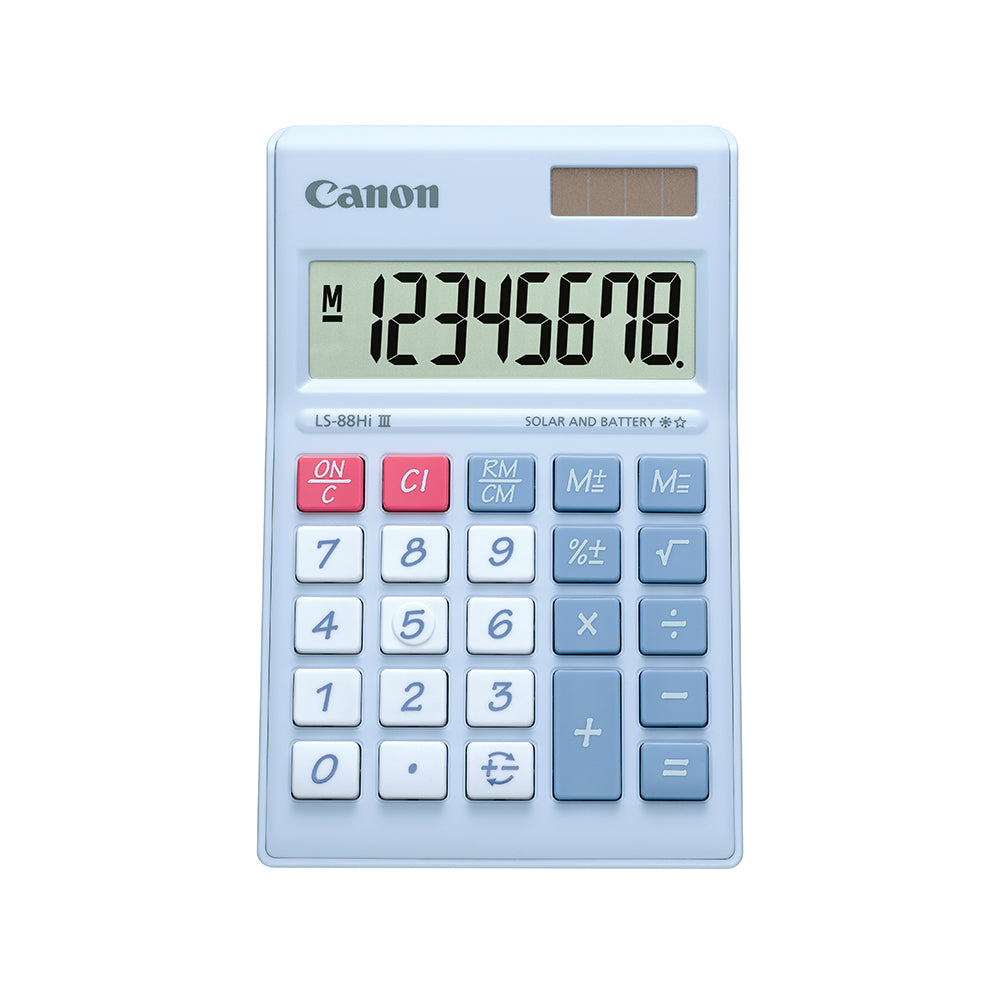 Canon LS-88Hi III Desktop Calculator (Pastel Purple)