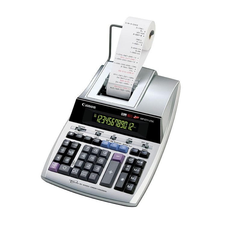 Canon MP1211-LTSC Printing Calculator Silver