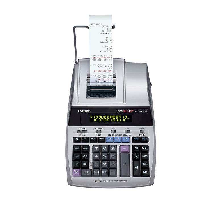 Canon MP1211-LTSC Printing Calculator Silver