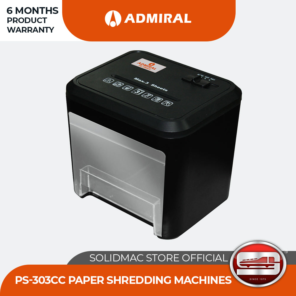 Admiral PS-P303CC Cross Cut Paper Shredder
