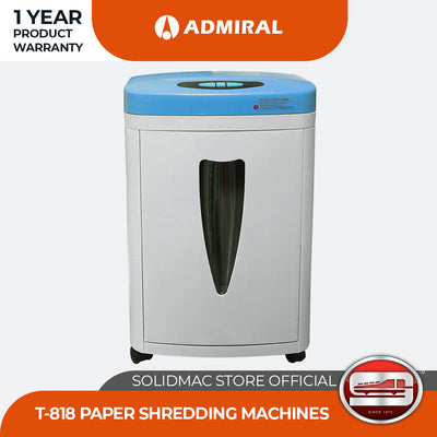 Admiral T-818 Straight Cut Paper Shredder (White)