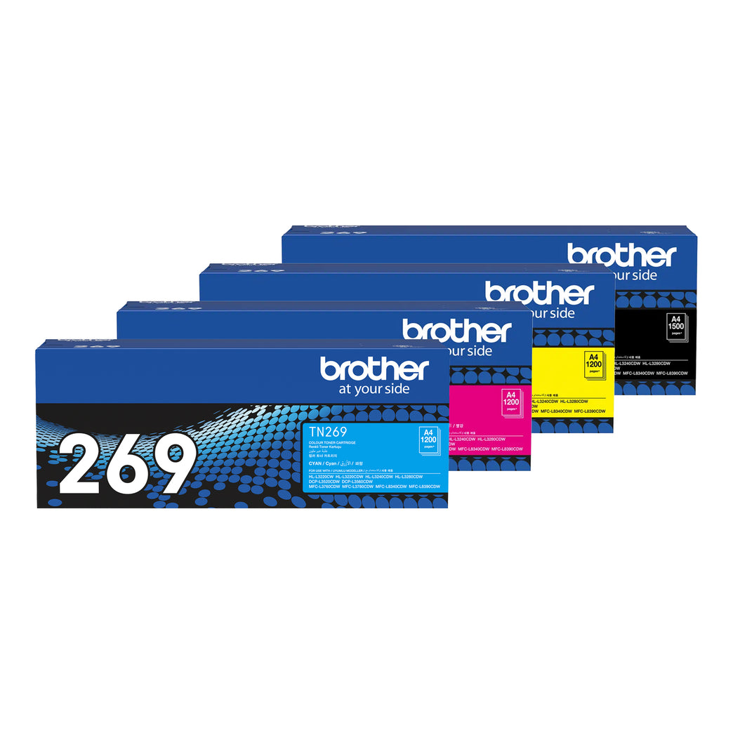 Brother TN-269 CMYK Original Colour Toner Cartridge