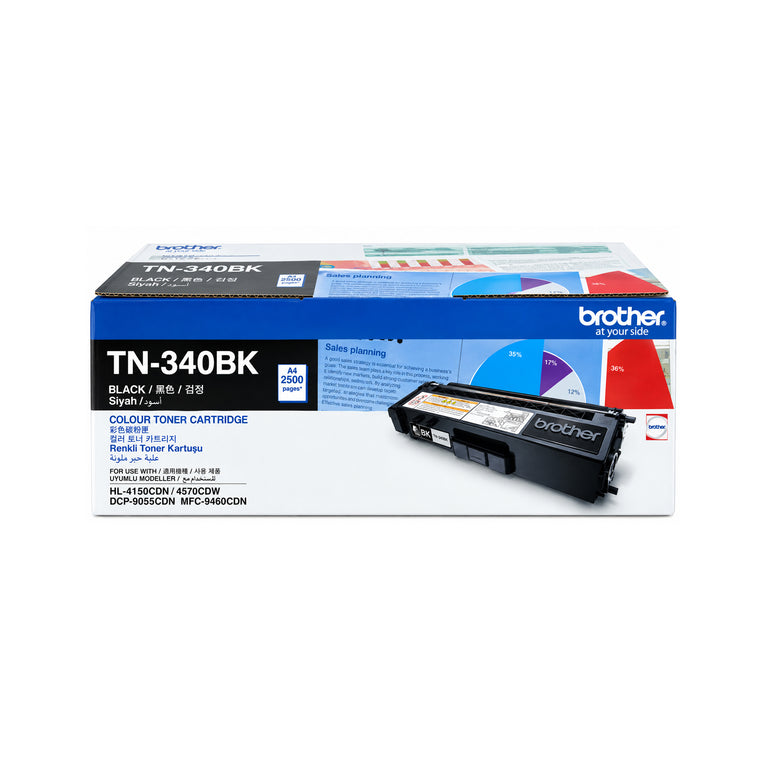 Brother TN-340BK AP Printer Toner Cartridge ORIGINAL