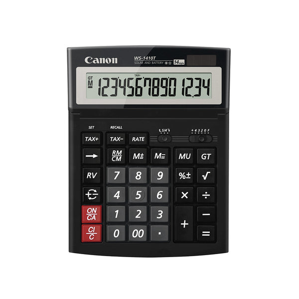 Canon WS-1410T Desktop Calculator (14 digits)