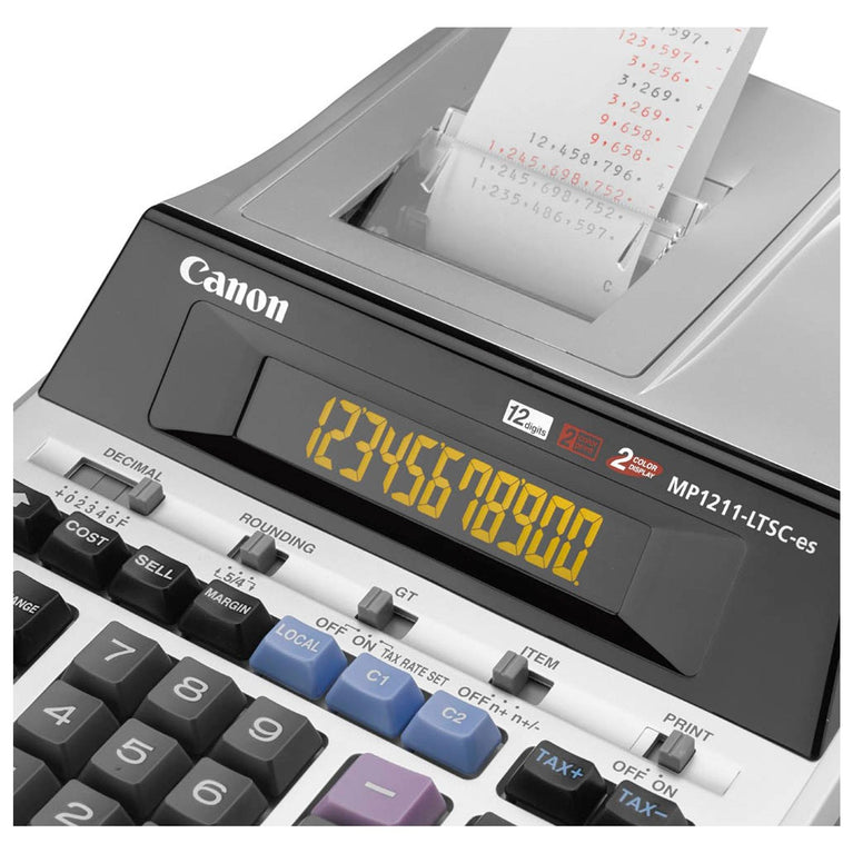 Canon MP1211-LTSC Printing Calculator Silver